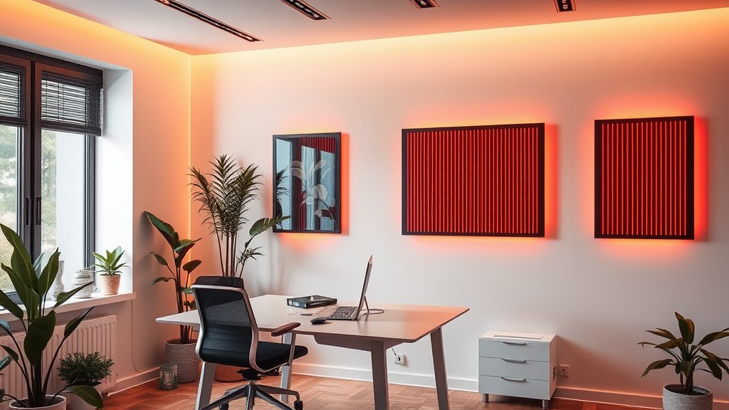 Verbeter de productiviteit op kantoor met infraroodpanelen